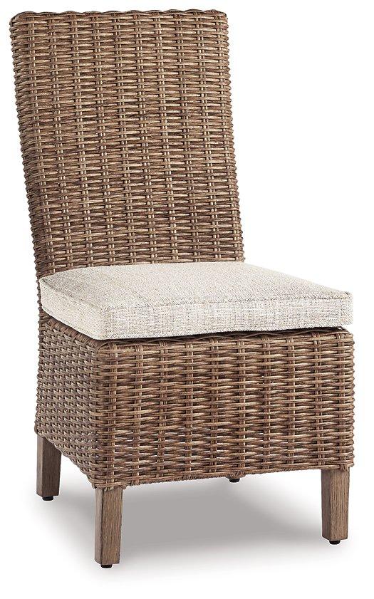 Beachcroft Outdoor Side Chair with Cushion (Set of 2) - Furniture Now (CA)