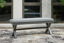 Elite Park Outdoor Bench with Cushion - Furniture Now (CA)