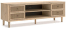 Cielden 72" TV Stand with Electric Fireplace - Furniture Now (CA)