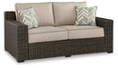 Coastline Bay Outdoor Loveseat with Cushion - Furniture Now (CA)