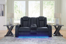 Fyne-Dyme Power Reclining Loveseat with Console - Furniture Now (CA)