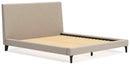 Cielden Upholstered Bed with Roll Slats - Furniture Now (CA)
