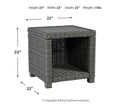 Elite Park Outdoor End Table - Furniture Now (CA)