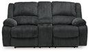 Draycoll Reclining Loveseat with Console - Furniture Now (CA)