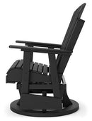 Hyland wave Outdoor Swivel Glider Chair - Furniture Now (CA)