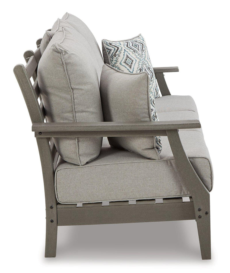 Visola Outdoor Sofa and Loveseat Set - Furniture Now (CA)