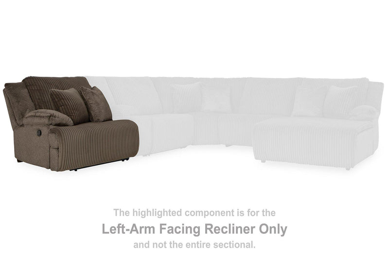 Top Tier Reclining Sectional with Chaise - Furniture Now (CA)