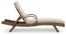 Beachcroft Outdoor Chaise Lounge with Cushion - Furniture Now (CA)