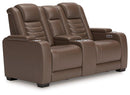 High Impact Power Reclining Loveseat with Console - Furniture Now (CA)