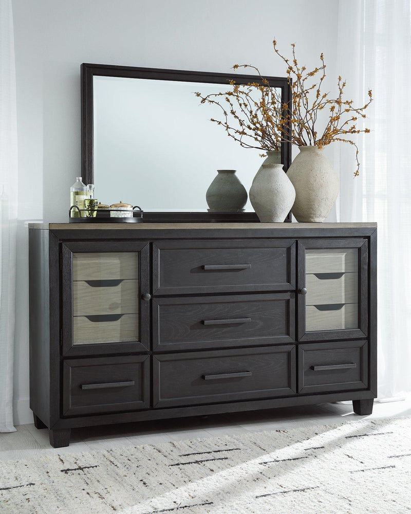 Foyland Dresser and Mirror - Furniture Now (CA)