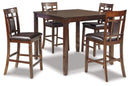 Bennox Counter Height Dining Table and Bar Stools (Set of 5) - Furniture Now (CA)