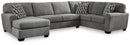 Birkdale Court Sectional with Chaise - Furniture Now (CA)
