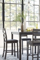 Bridson Counter Height Dining Table and Bar Stools (Set of 5) - Furniture Now (CA)