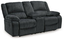 Draycoll Reclining Loveseat with Console - Furniture Now (CA)