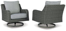 Elite Park Outdoor Swivel Lounge with Cushion - Furniture Now (CA)