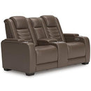 High Impact Power Reclining Loveseat with Console - Furniture Now (CA)