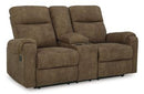 Edenwold Reclining Loveseat with Console - Furniture Now (CA)
