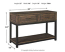 Johurst Sofa/Console Table - Furniture Now (CA)