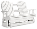 Hyland wave Outdoor Glider Loveseat - Furniture Now (CA)