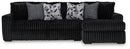 Midnight-Madness Sectional Sofa with Chaise - Furniture Now (CA)