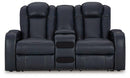 Fyne-Dyme Power Reclining Loveseat with Console - Furniture Now (CA)