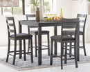 Bridson Counter Height Dining Table and Bar Stools (Set of 5) - Furniture Now (CA)