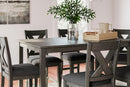 Caitbrook Counter Height Dining Table and Bar Stools (Set of 7) - Furniture Now (CA)