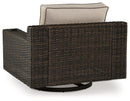 Coastline Bay Outdoor Swivel Lounge with Cushion - Furniture Now (CA)