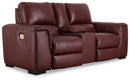 Alessandro Power Reclining Loveseat with Console - Furniture Now (CA)