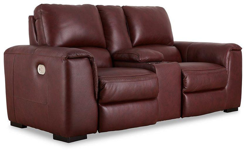 Alessandro Power Reclining Loveseat with Console - Furniture Now (CA)