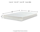 Chime 8 Inch Memory Foam Mattress in a Box - Furniture Now (CA)