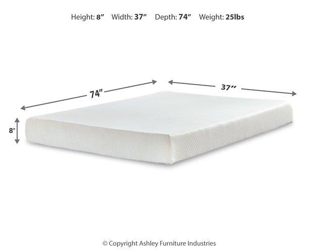 Chime 8 Inch Memory Foam Mattress in a Box - Furniture Now (CA)