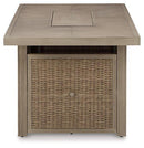 Beachcroft Outdoor Fire Pit Table - Furniture Now (CA)