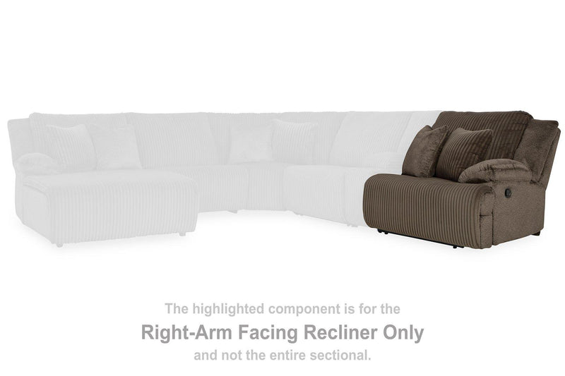 Top Tier Reclining Sectional with Chaise - Furniture Now (CA)