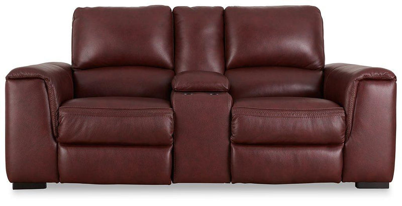 Alessandro Power Reclining Loveseat with Console - Furniture Now (CA)