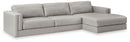 Amiata Sectional with Chaise - Furniture Now (CA)