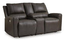 Boxmere Power Reclining Loveseat with Console - Furniture Now (CA)