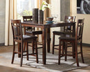 Bennox Counter Height Dining Table and Bar Stools (Set of 5) - Furniture Now (CA)