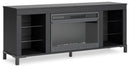 Cayberry 60" TV Stand with Electric Fireplace - Furniture Now (CA)