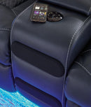 Fyne-Dyme Power Reclining Loveseat with Console - Furniture Now (CA)