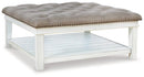 Kanwyn Upholstered Ottoman Coffee Table - Furniture Now (CA)