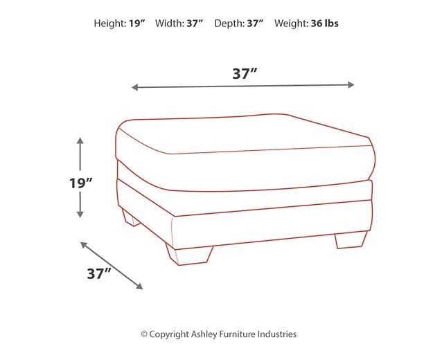 Tracling Oversized Ottoman