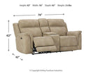 Next-Gen DuraPella Power Reclining Loveseat with Console - Furniture Now (CA)