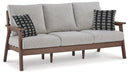 Emmeline Outdoor Sofa with Cushion - Furniture Now (CA)