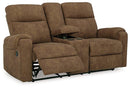 Edenwold Reclining Loveseat with Console - Furniture Now (CA)