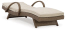 Beachcroft Outdoor Chaise Lounge with Cushion - Furniture Now (CA)