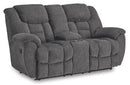 Foreside Reclining Loveseat with Console - Furniture Now (CA)