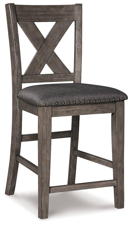 Caitbrook Counter Height Upholstered Bar Stool - Furniture Now (CA)