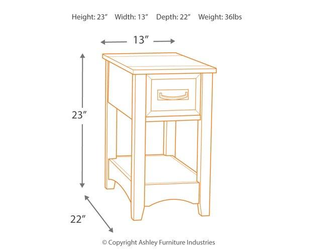 Breegin Chairside End Table - Furniture Now (CA)