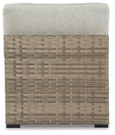 Calworth Outdoor Armless Chair with Cushion (Set of 2) - Furniture Now (CA)